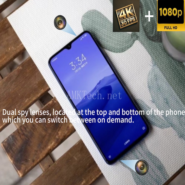 サービス重視のメーカーによる隠しカメラ搭載スマートフォン：Xiaomi CC9 デュアルスパイレンズ隠しカメラスマホ